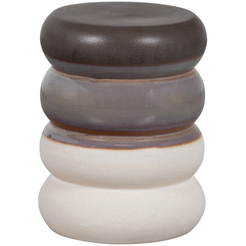 BUB SIDE TABLE CERAMICS GREY WHITE - CAFE, SIDE TABLES